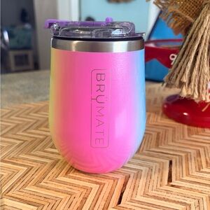 BrüMate Glitter Rainbow Wine Tumbler